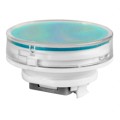 AT4055JG - CAP PUSHBUTTON ROUND CLEAR/BLUE