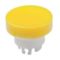 AT3002EB - CAP PUSHBUTTON ROUND YEL/WHITE
