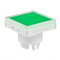 AT3004JF - CAP PUSHBUTTON SQUARE CLEAR/GRN