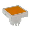 AT3004JD - CAP PUSHBUTTON SQUARE CLR/AMBER