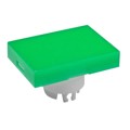 AT3003FB - CAP PUSHBUTTON RECT GREEN/WHITE
