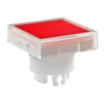 AT3004JC - CAP PUSHBUTTON SQUARE CLEAR/RED