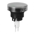 AT3011F05JA - CAP PUSHBUTTON ROUND CLEAR/BLACK