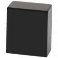 F1201 - CAP PUSHBUTTON RECTANGULAR BLACK