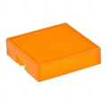 AT4074D - CAP PUSHBUTTON SQUARE CLR/AMBER