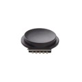 10G09 - CAP TACTILE ROUND BLACK 6C