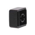 320.094BLK - CAP TACTILE SQUARE BLACK
