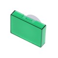 A165L-JG - CAP PUSHBUTTON RECTANGULAR GREEN