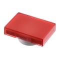 A165L-JR - CAP PUSHBUTTON RECTANGULAR RED