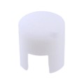 1IS16-12.0 - CAP TACTILE ROUND FROSTED WHITE