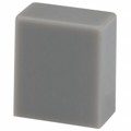 F1204 - CAP PUSHBUTTON RECTANGULAR GRAY