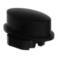 1WA09 - CAP TACTILE OVAL BLACK