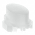 1WA16 - CAP TACTILE OVAL FROSTED WHITE
