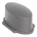 1WD03 - CAP TACTILE OVAL GRAY