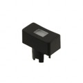 1QS091 - CAP TACTILE RECT BLK/TRANS LENS