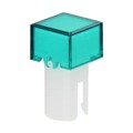 19-951.5 - LENS GREEN 7,3X7,3 PLASTIC TRANS