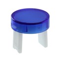 31-933.6 - LENS BLUE FLAT D15.8 PLASTIC TRA