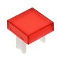 31-953.2 - LENS RED FLAT 15.2X15.2 PLASTIC
