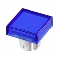 51-953.6 - LENS BLUE FLAT 15.2X15.2 PLASTIC