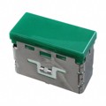 03-901.5 - LENS GREEN FLAT 17,6X37.6 PLASTI