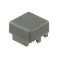 BTND610F - CAP PUSHBUTTON SQUARE GRAY