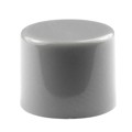 AT442H - CAP PUSHBUTTON ROUND GRAY