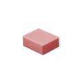 AT4192JC - CAP PUSHBUTTON RECT CLEAR/RED