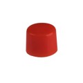 AT4193JC - CAP PUSHBUTTON ROUND CLEAR/RED