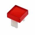 01-951.2 - LENS RED FLAT 12.8X12.8 PLASTIC