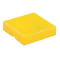 AT4073E - CAP PUSHBUTTON SQUARE YELLOW