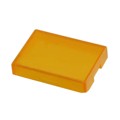 AT4117D - CAP PUSHBUTTON RECT CLEAR/AMBER