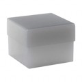 AT465B - CAP PUSHBUTTON SQUARE WHITE