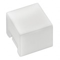 AT3024B - CAP PUSHBUTTON SQUARE WHITE