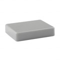AT452H - CAP PUSHBUTTON RECTANGULAR GRAY