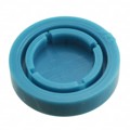 AT454G - CAP PUSHBUTTON ROUND BLUE