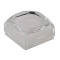 AT3078JB - CAP PUSHBUTTON SQUARE CLEAR/WHT