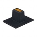 AT4065E - CAP SLIDE RECT BLACK/YELLOW LENS