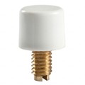 AT078B - CAP PUSHBUTTON ROUND WHITE