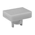 AT4021BB - CAP PUSHBUTTON RECTANGULAR WHITE