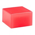 AT4135C - CAP TACTILE SQUARE FROSTED RED