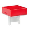 AT485CC - CAP PUSHBUTTON SQUARE RED