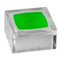 AT4060JF - CAP TACTILE SQUARE CLEAR/GREEN