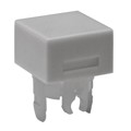 AT4035B - CAP PUSHBUTTON SQUARE WHITE
