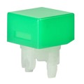 AT4035F - CAP PUSHBUTTON SQUARE GREEN