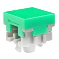 AT484F - CAP PUSHBUTTON SQUARE GREEN