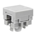 AT484H - CAP PUSHBUTTON SQUARE GRAY