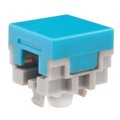 AT484G - CAP PUSHBUTTON SQUARE BLUE