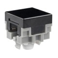AT484A - CAP PUSHBUTTON SQUARE BLACK