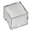 AT3022JB - CAP PUSHBUTTON SQUARE CLEAR/WHT