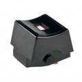AT466 - CAP ROCKER RECT BLK/RED/WHT LENS